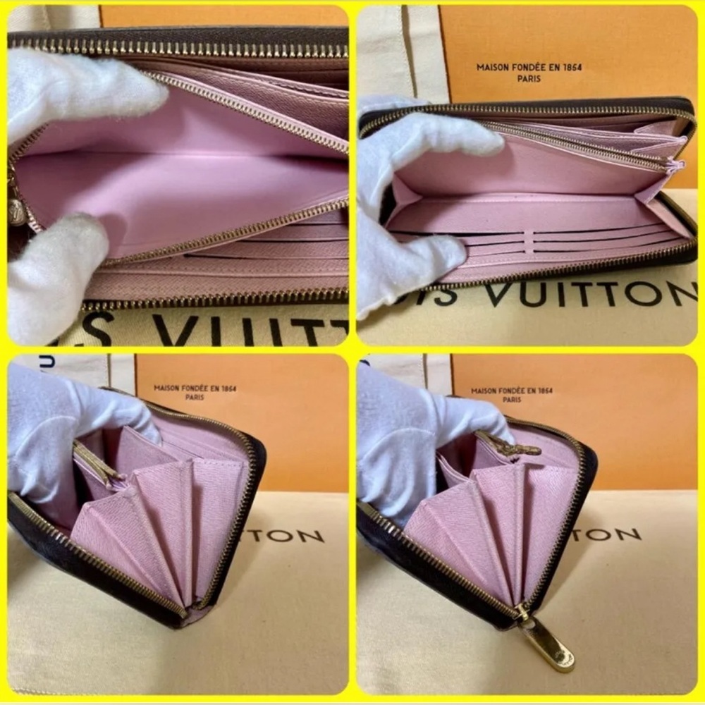 Louis Vuitton Emilie Rose Ballerine Zippy Wallet ~ Beautiful Preloved Condition - Picture 9 of 16